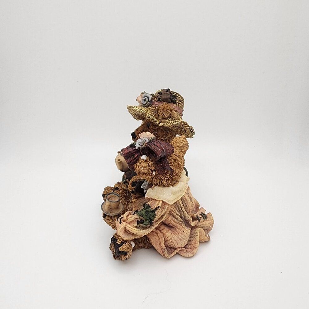 Vintage 1993 Boyds Bears "Emma & Baily...Afternoon Tea" Figurine with Box - Picture 6 of 10